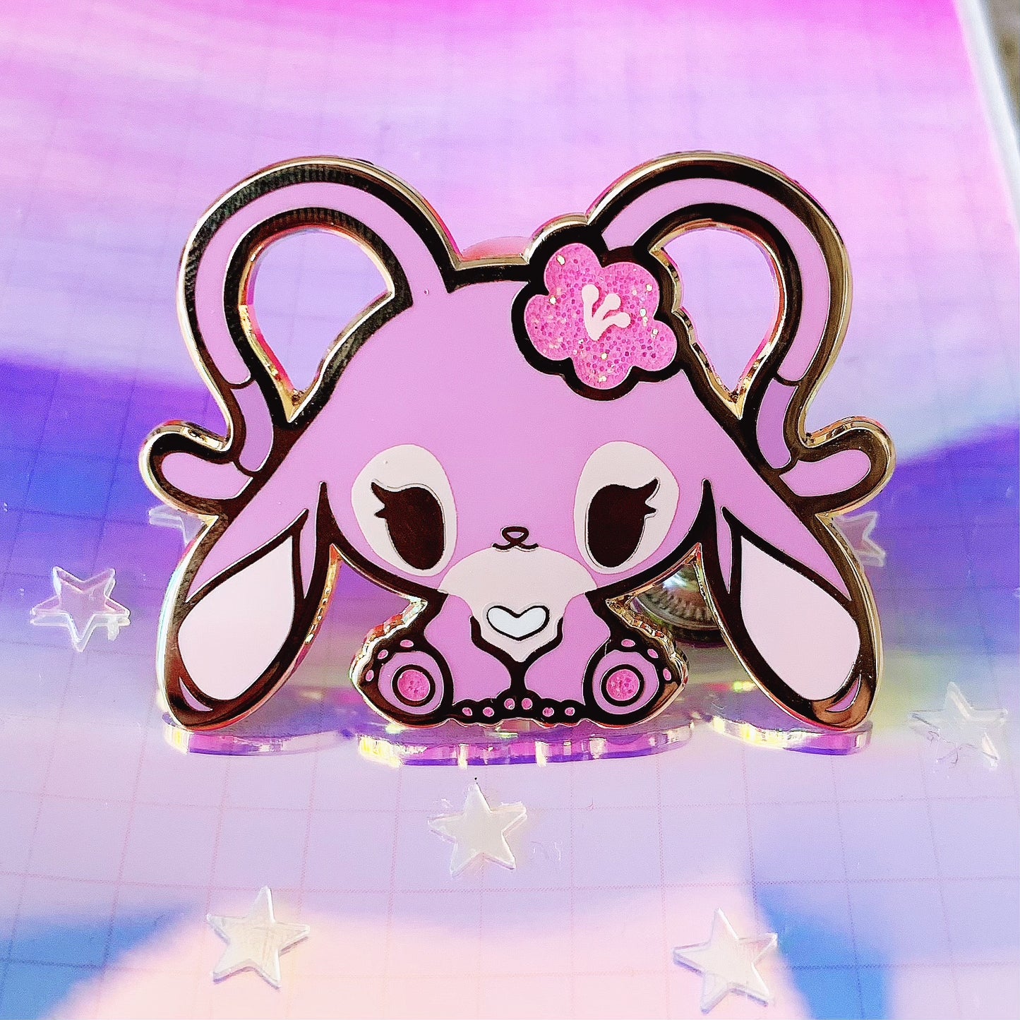 Pink Experiment Enamel Pin