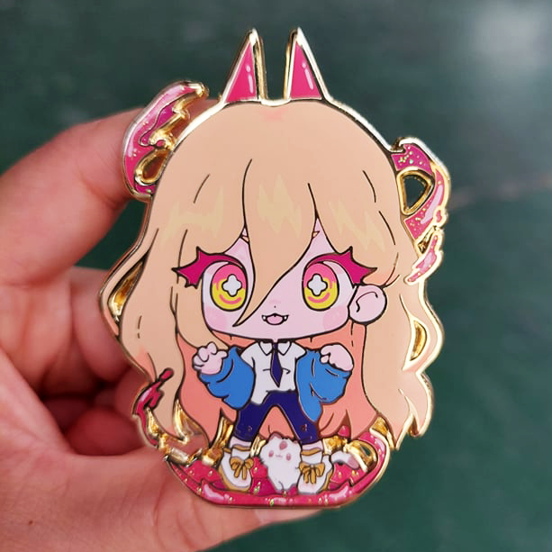 [COLLAB] CSM Enamel Pin || C-03 [BLONDE VERS.] ||