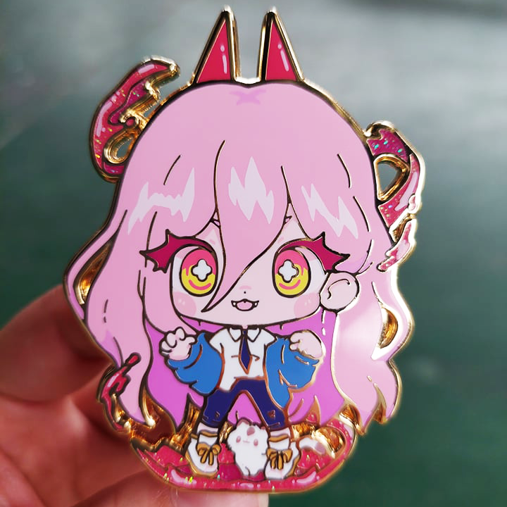 [COLLAB] CSM Enamel Pin || C-03 [PINK VERS.] ||