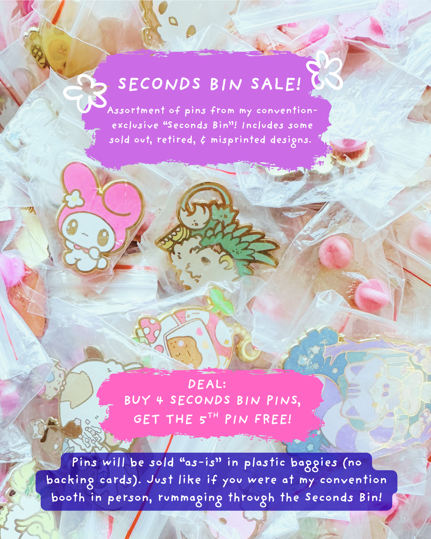 [SECONDS BIN] [FANDOM] Digi - Motimon Enamel Pin