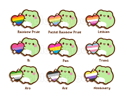 Pride Froggie Enamel Pins