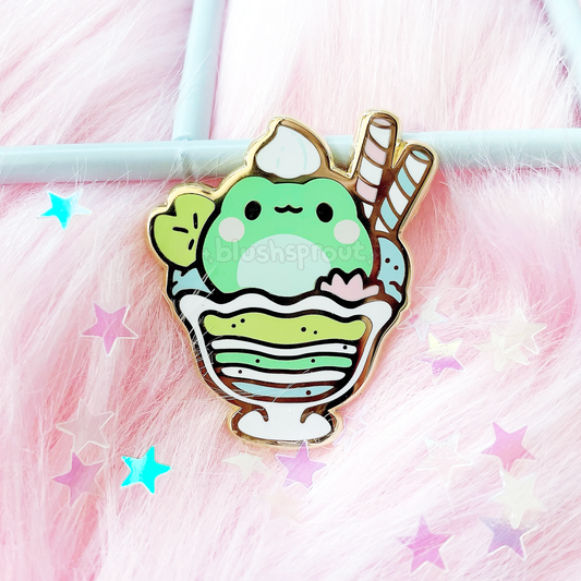 Froggie Pond Parfait Enamel Pin