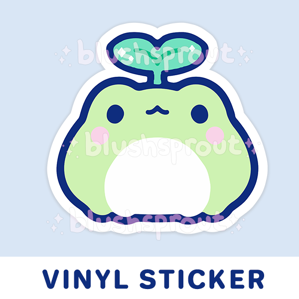 [NEW] Sprout Froggie [2025 Version] Vinyl Sticker