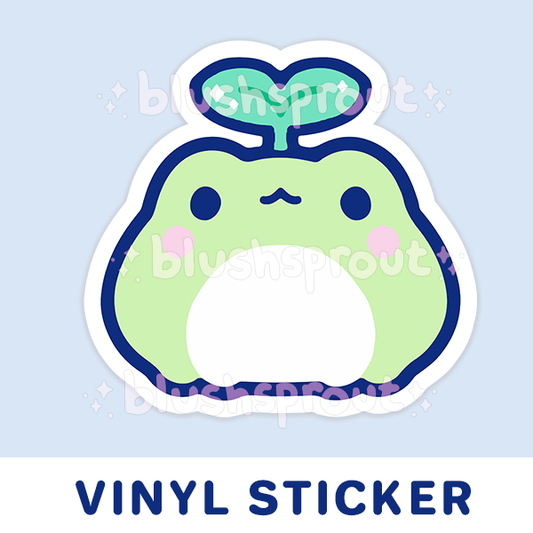 [NEW] Sprout Froggie [2025 Version] Vinyl Sticker
