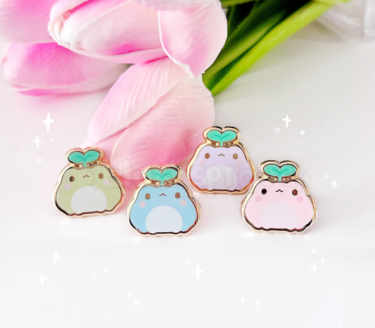 Pastel Sprout Froggie Pins