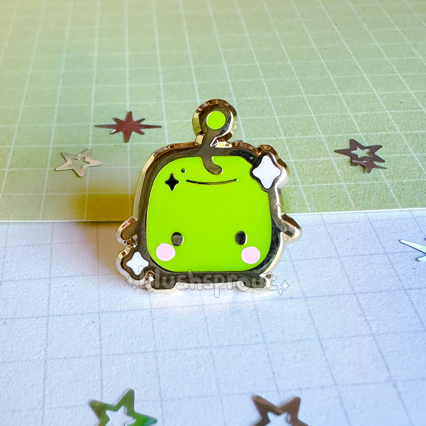 [Stardew Valley] Junimo Green Mini Enamel Pin