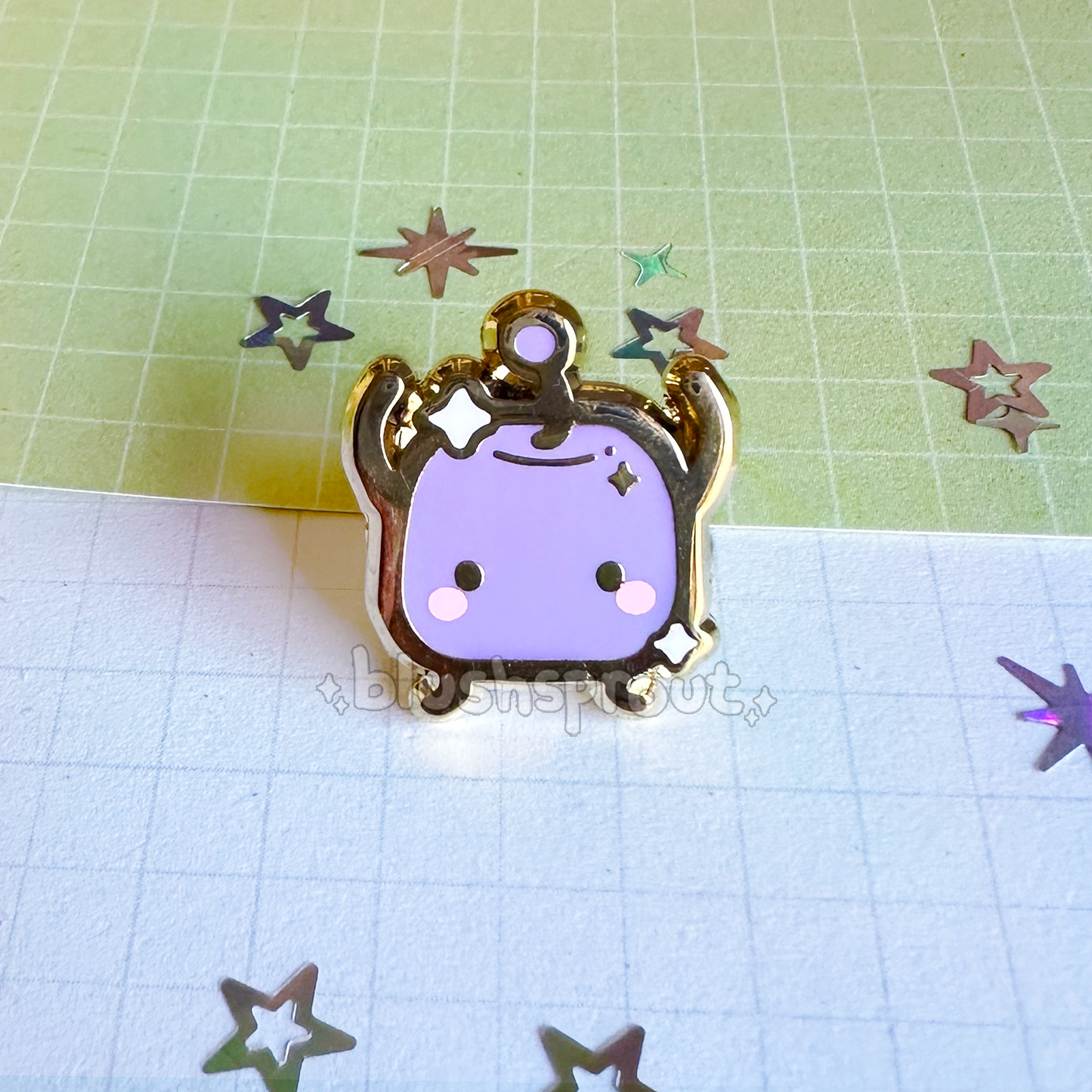 [Stardew Valley] Junimo Purple Mini Enamel Pin