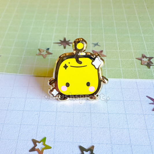 [Stardew Valley] Junimo Yellow Mini Enamel Pin