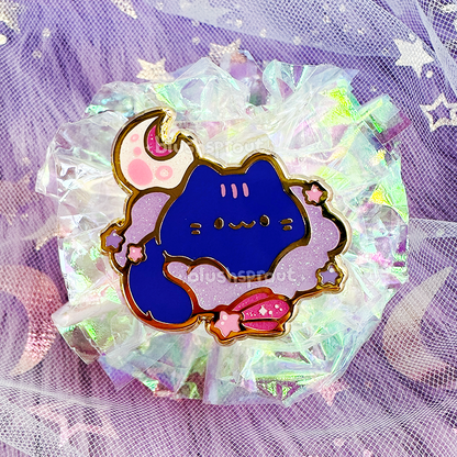 Lunar Loaf Kitty Enamel Pin