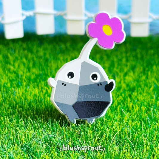 [PIKMIN] Rock Pikmin Dyed Enamel Pin