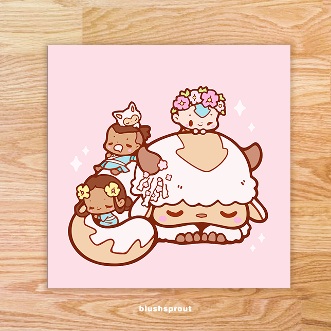 Adventure Friends Art Print