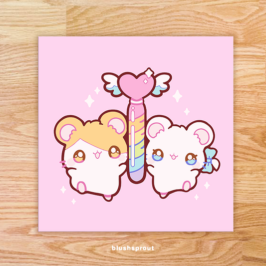 Hamtaro Ham-Ham Heartbreak Art Print