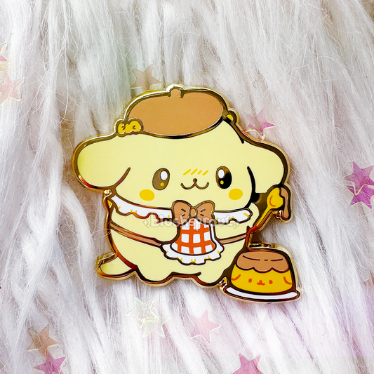 [Cute Mascots] Pudding Dog Cafe Maid Enamel Pin