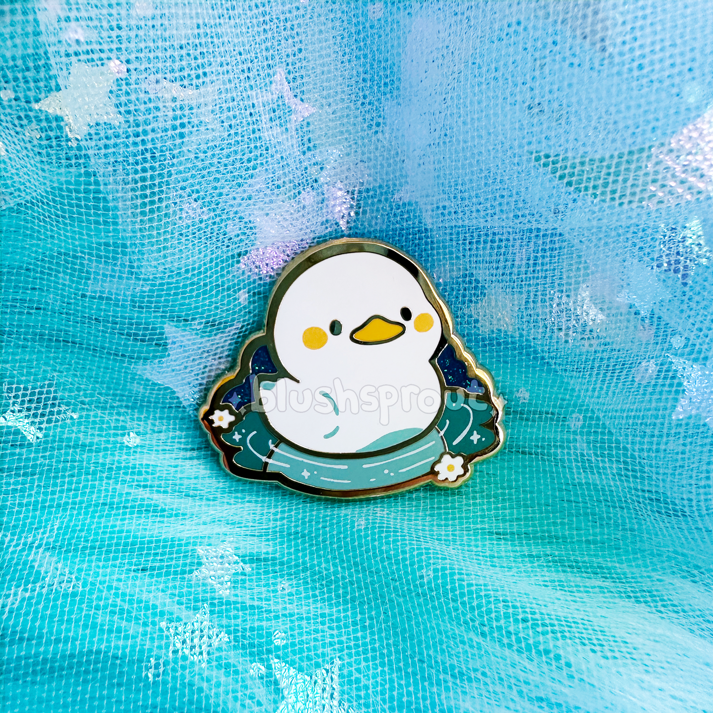 Puddle Duck Enamel Pin