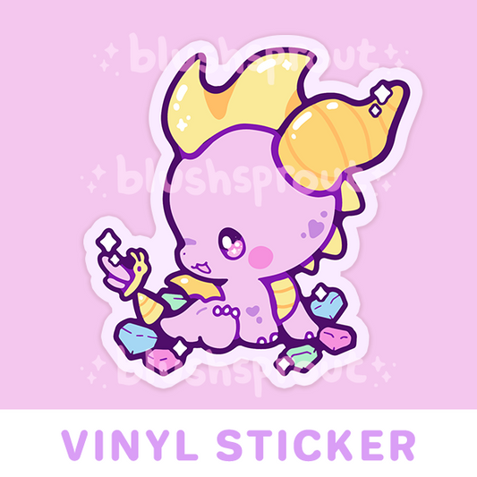 Gem Dragon Vinyl Sticker