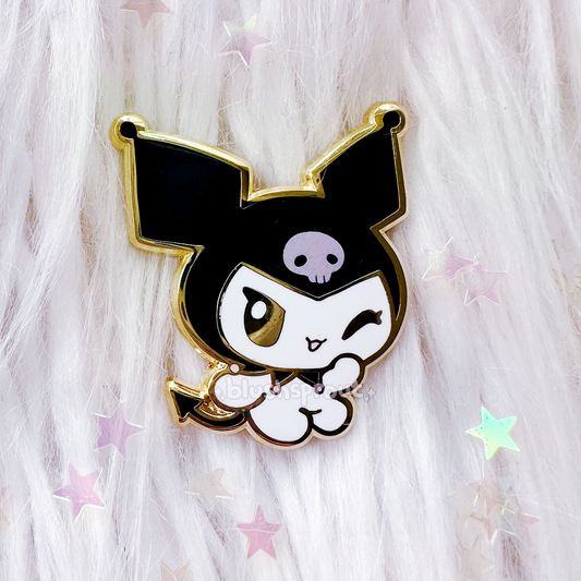 [Cute Mascots] Purple Imp Enamel Pin