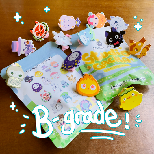 [B-GRADE SALE] STUDIO GACHA Enamel Pin Mystery Bags [SERIES 1] [NO RARES]