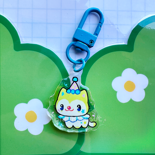 [Silly Cats] Happy Clown Cat Charm