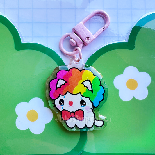 [Silly Cats] Sad Clown Cat Charm