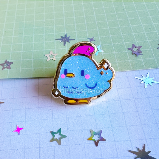 [Stardew Valley] Chicken Blue Mini Enamel Pin