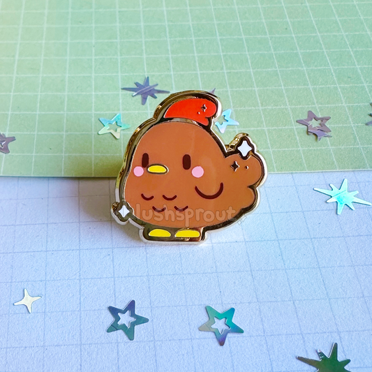 [Stardew Valley] Chicken Brown Mini Enamel Pin