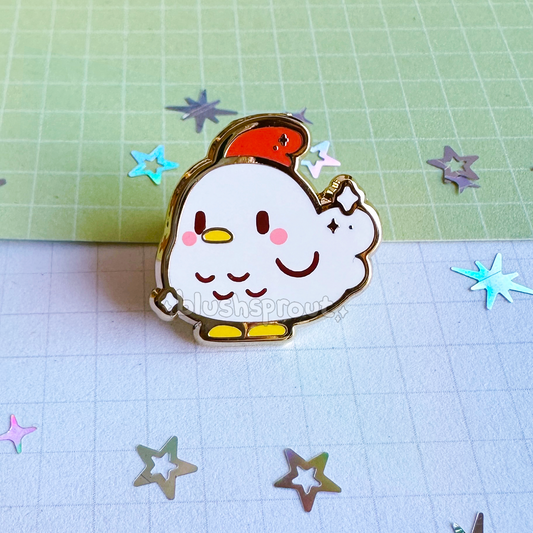 [Stardew Valley] Chicken White Mini Enamel Pin