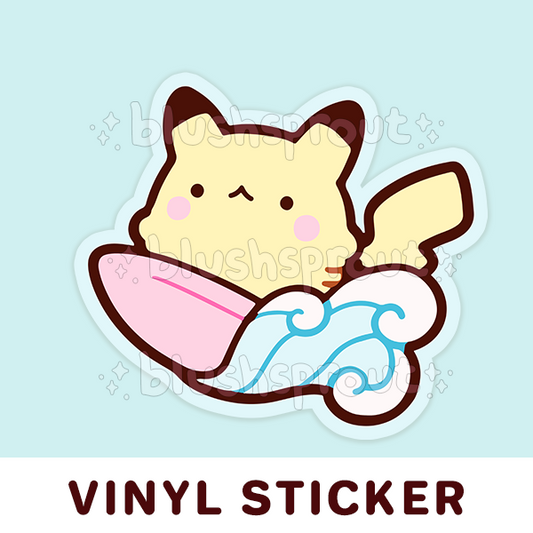 Surf Vinyl Sticker