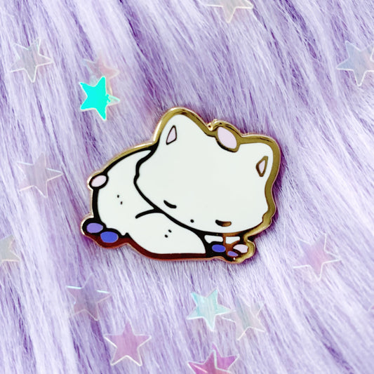 Wisteria Wolf Pup Mini Enamel Pin