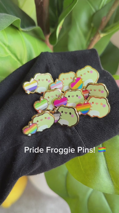 Pride Froggie Enamel Pins