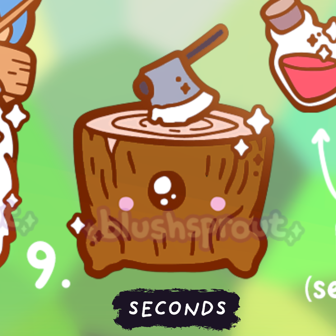 [SECONDS BIN] [FANDOM] MapleStory Axe Stump Enamel Pin