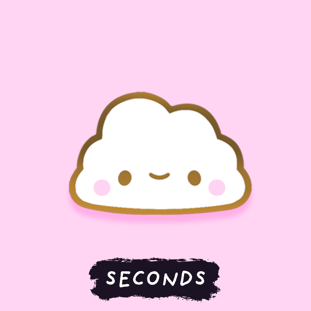 [SECONDS BIN] [POND PALS] Cloud Mini Enamel Pin