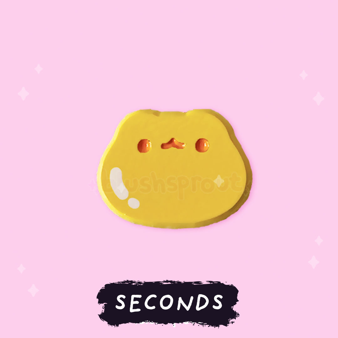 [SECONDS BIN] [FROGGIE] Froggie Gummy (Orange) Mini Dyed Enamel Pin