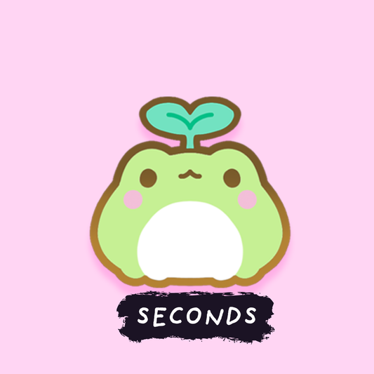 [SECONDS BIN] [POND PALS] Sprout Froggie Mini Enamel Pin