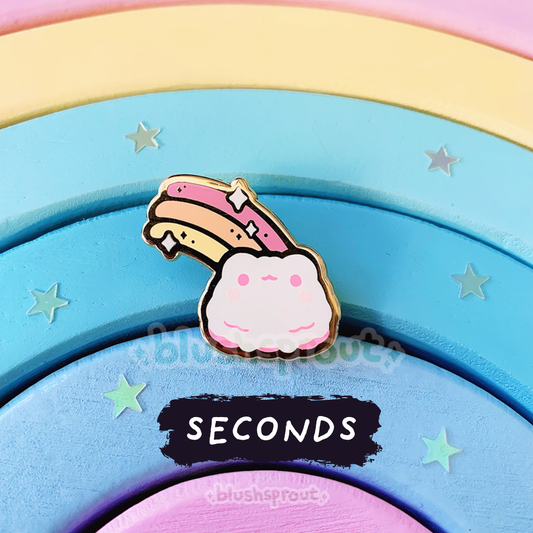 [SECONDS BIN] [FROGGIE] Froggie Cloud (Sunset) Enamel Pin