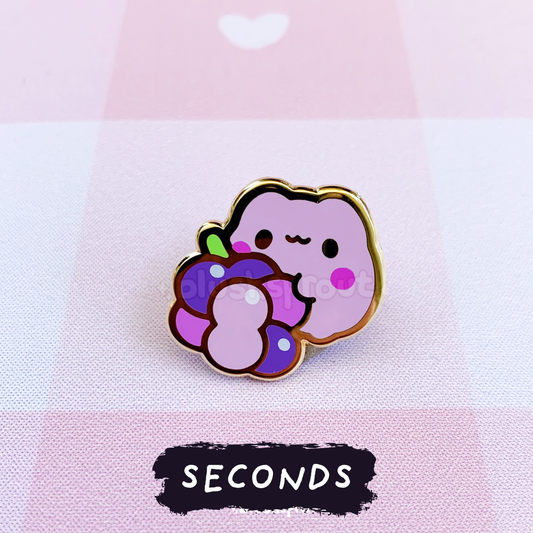 [SECONDS BIN] [FROGGIE] Fruit Froggie (Grape) Enamel Pin
