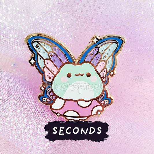 [SECONDS BIN] [FROGGIE] Froggie Fairy Mushroom Enamel Pin