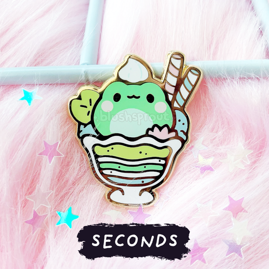 [SECONDS BIN] [FROGGIE] Froggie Pond Parfait Enamel Pin