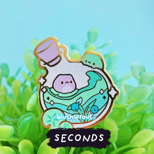 [SECONDS BIN] [FROGGIE] Froggie Pond Potion Enamel Pin