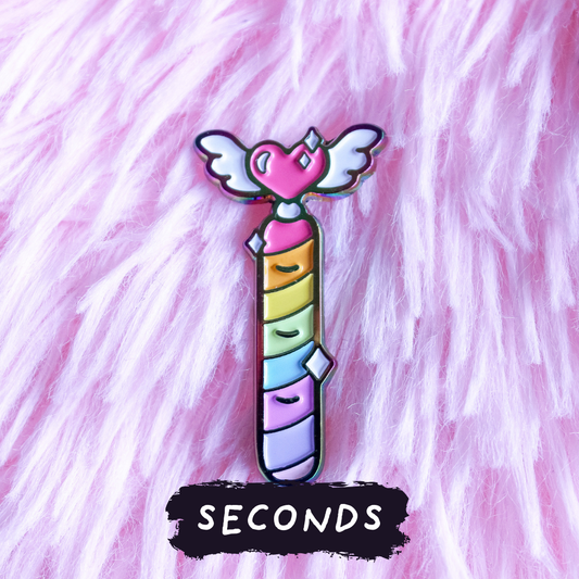 [SECONDS BIN] [FANDOM] Hamtaro: Ham-Ham Heartbreak Love Meter Enamel Pin