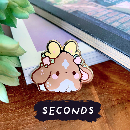 [SECONDS BIN] [MYTHICAL CREATURES] Jackalope (Brown) Enamel Pin