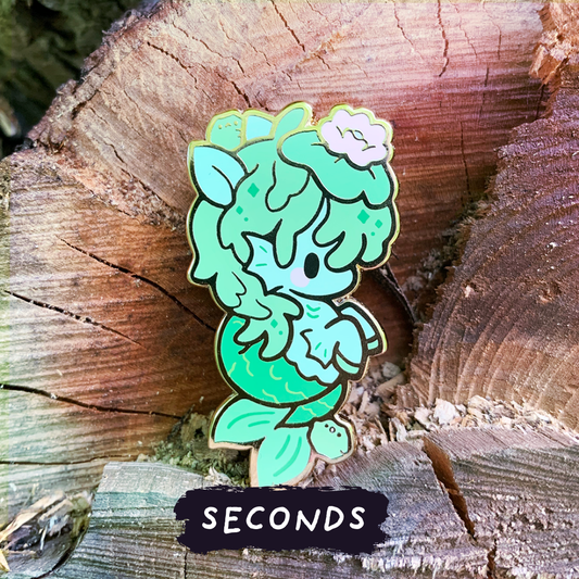 [SECONDS BIN] [MYTHICAL CREATURES] Kelpie (Pond Green) Enamel Pin