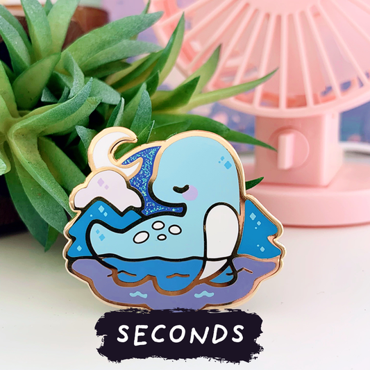 [SECONDS BIN] [MYTHICAL CREATURES] Nessie (Night Glitter) Enamel Pin