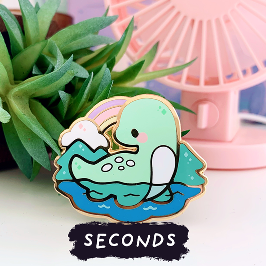 [SECONDS BIN] [MYTHICAL CREATURES] Nessie (Rainbow) Enamel Pin