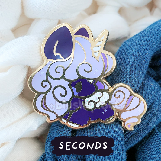 [SECONDS BIN] [MYTHICAL CREATURES] Unicorn (Violet) Enamel Pin
