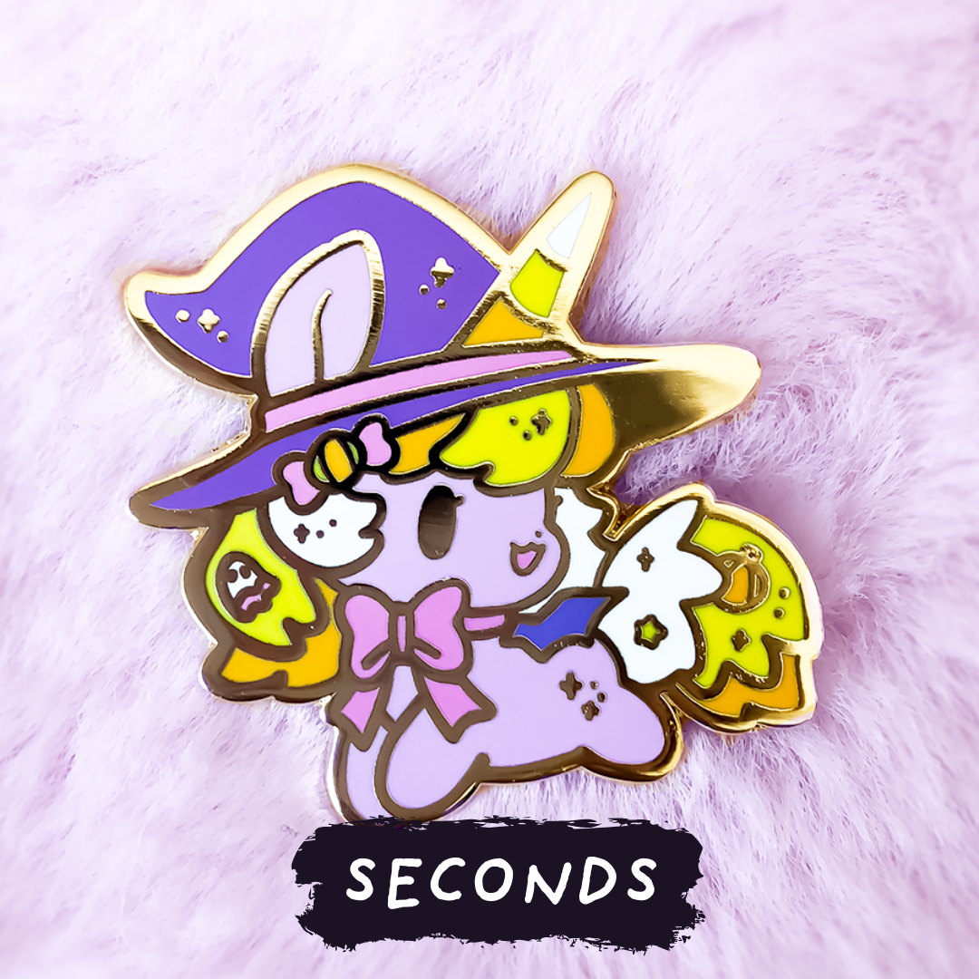 [SECONDS BIN] [ORIGINAL] Rainbow Food Animals: Unicandycorn Enamel Pin