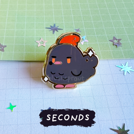 [SECONDS BIN] [FANDOM] Stardew Valley Chicken (Void) Enamel Pin