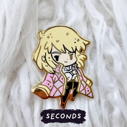 [SECONDS BIN] [FANDOM] Blonde Wizard Enamel Pin [Dull Color Vers.]