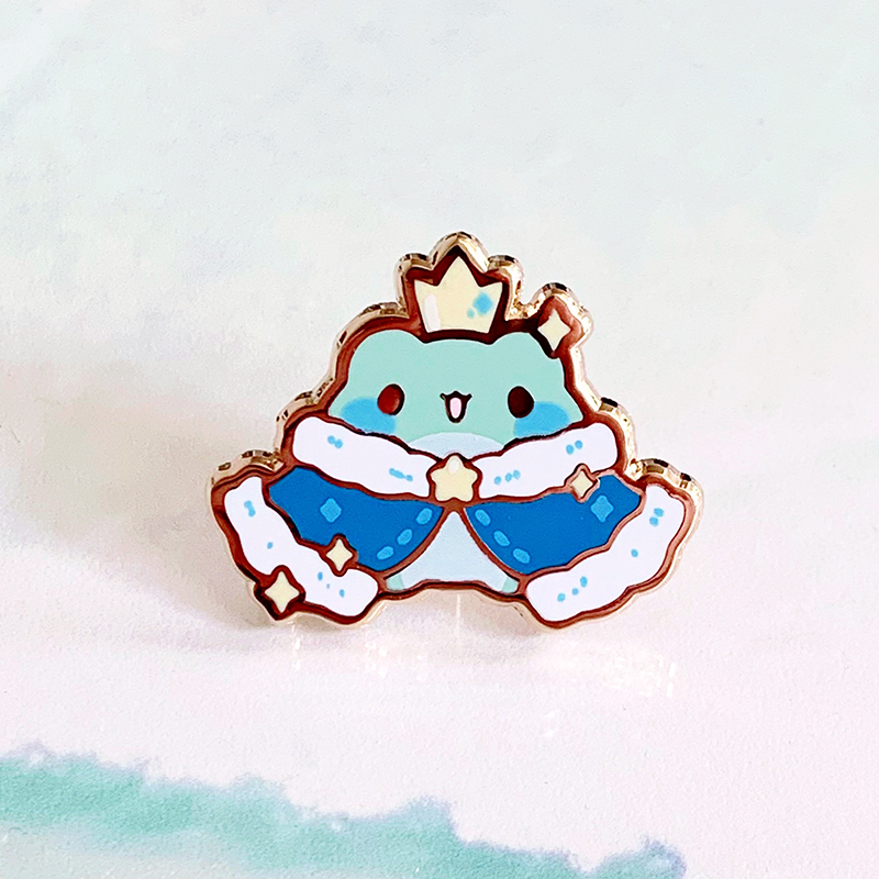 Froggie Prince Enamel Pin