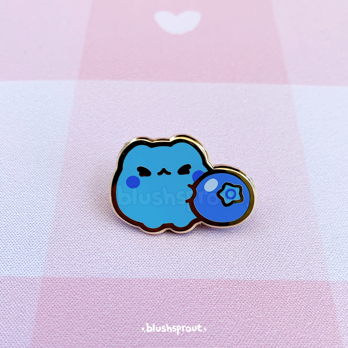 Fruit Froggies ♥ Blueberry Enamel Pin