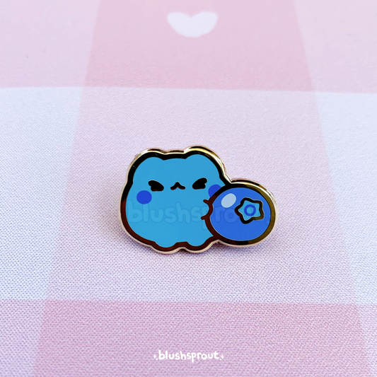 Fruit Froggies ♥ Blueberry Enamel Pin